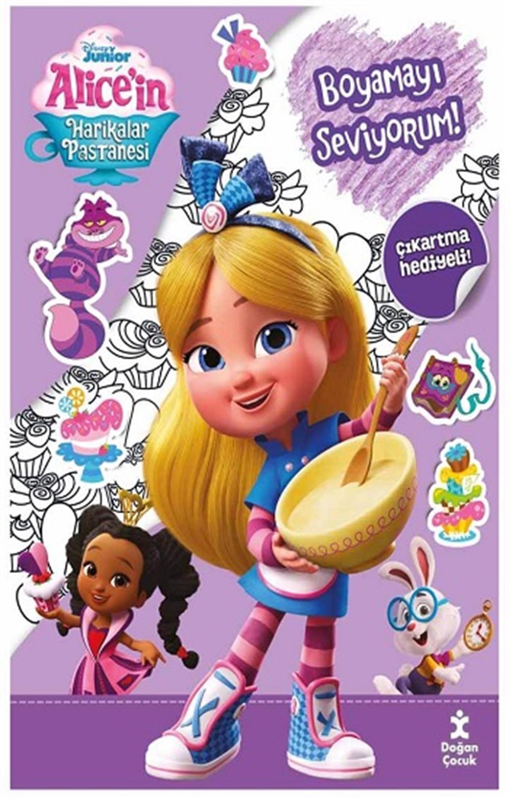 Disney Alice'in Harikalar Pastenesi Boyama