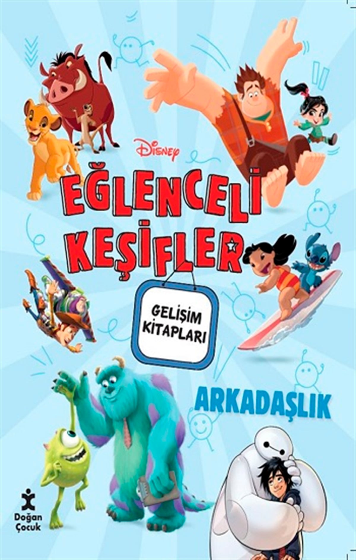 Disney Eğlenceli Keşifler Arkadaşlık Gelişim Kitabı