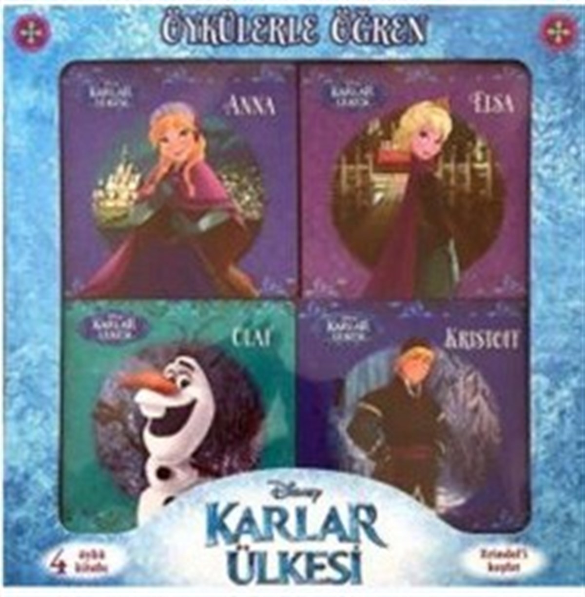 Disney Karlar Ülkesi Öykülerle Öğren - 4 Kitap Takım