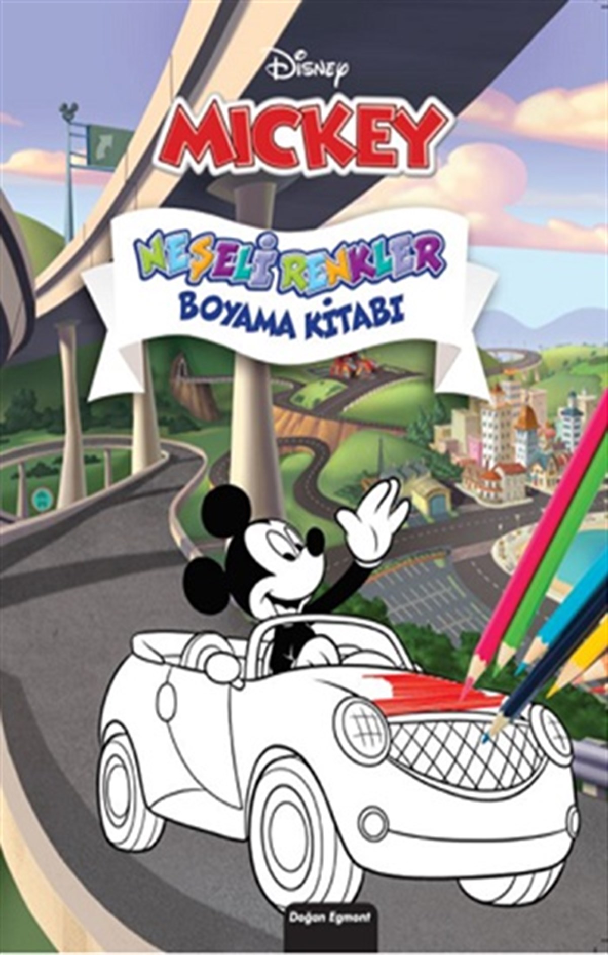 Dısney Mıckey Neşeli Renkler Boyama Kitabı