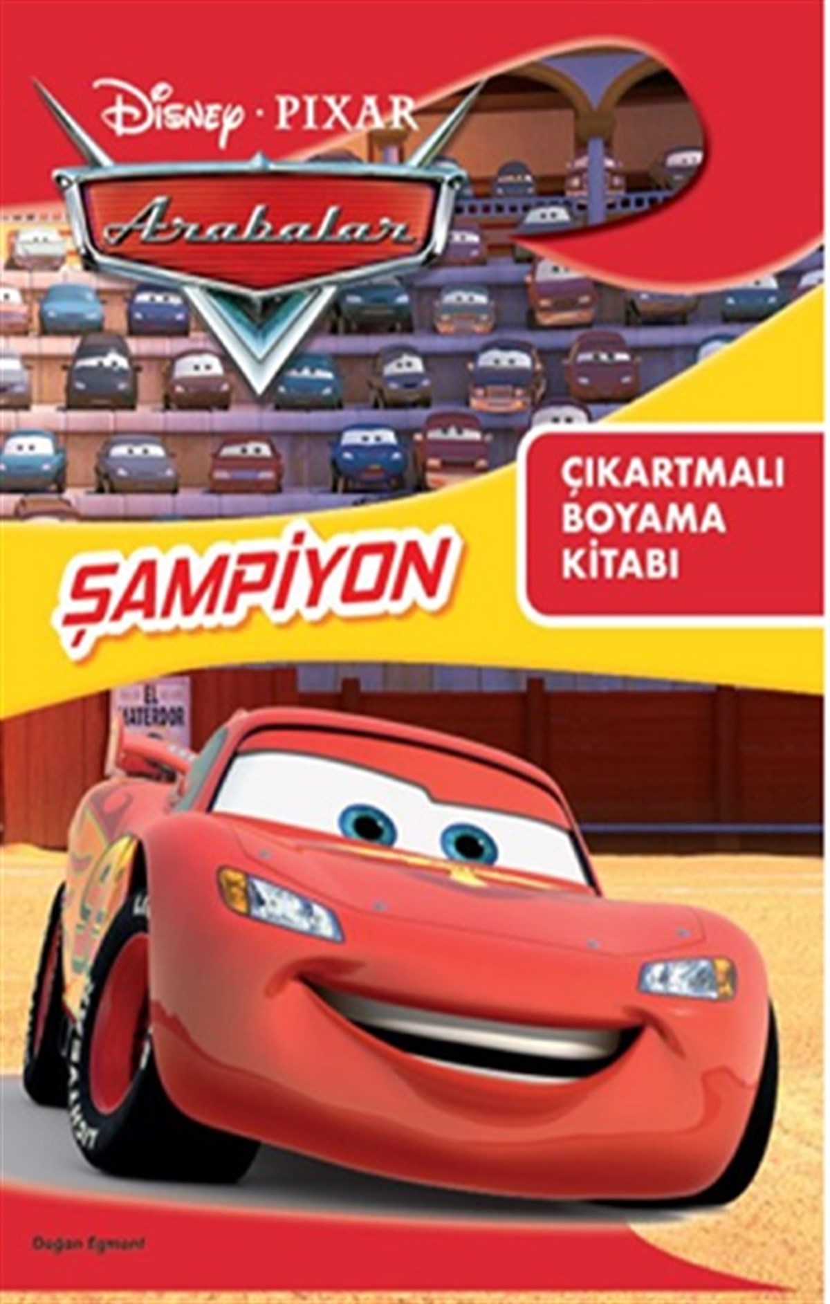 Dısney Pıxar Arabalar Şampiyon Çıkartmalı Boyama Kitabı
