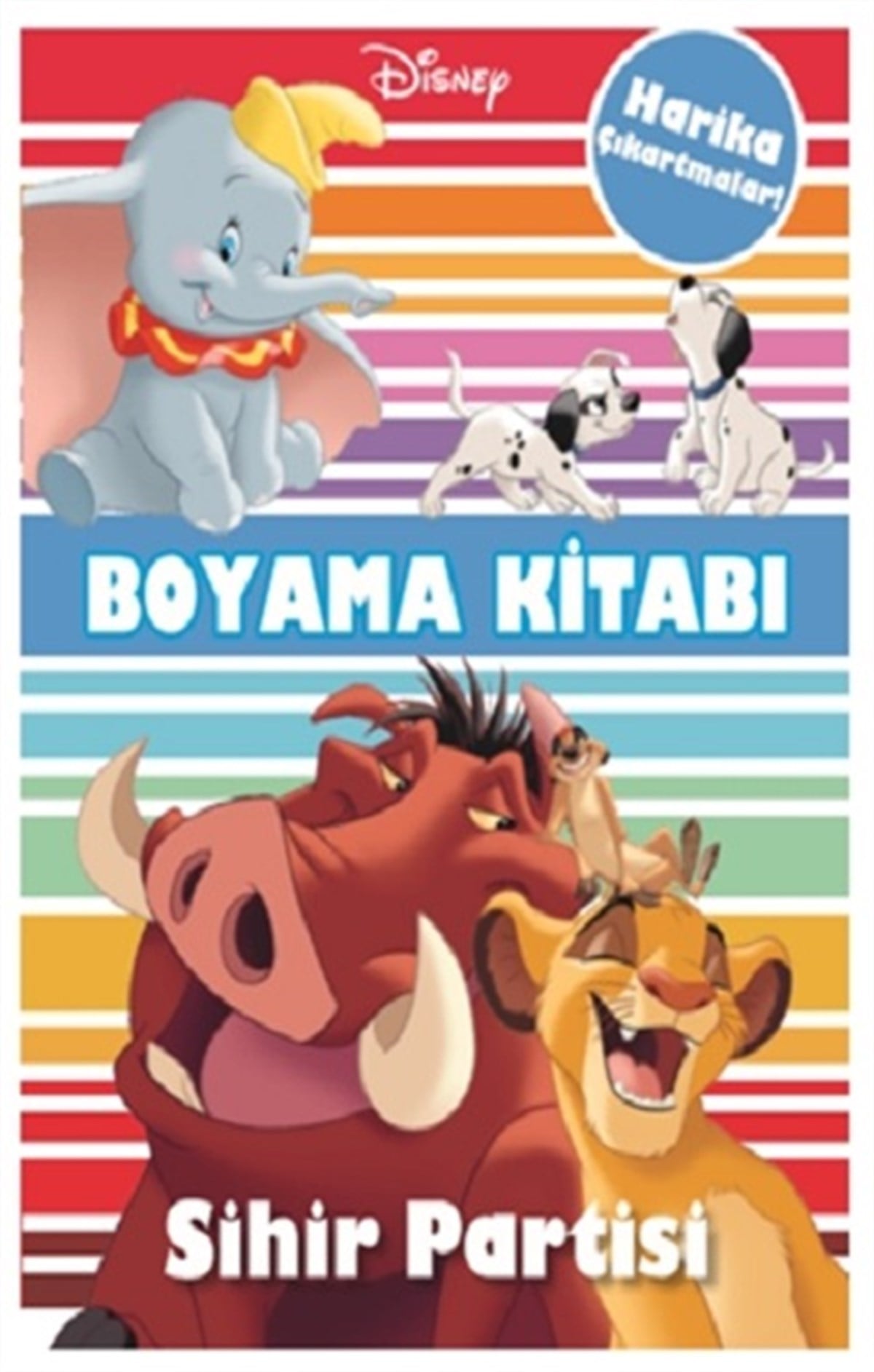 Disney Sihir Partisi Çıkartmalı Boyama Kitabı