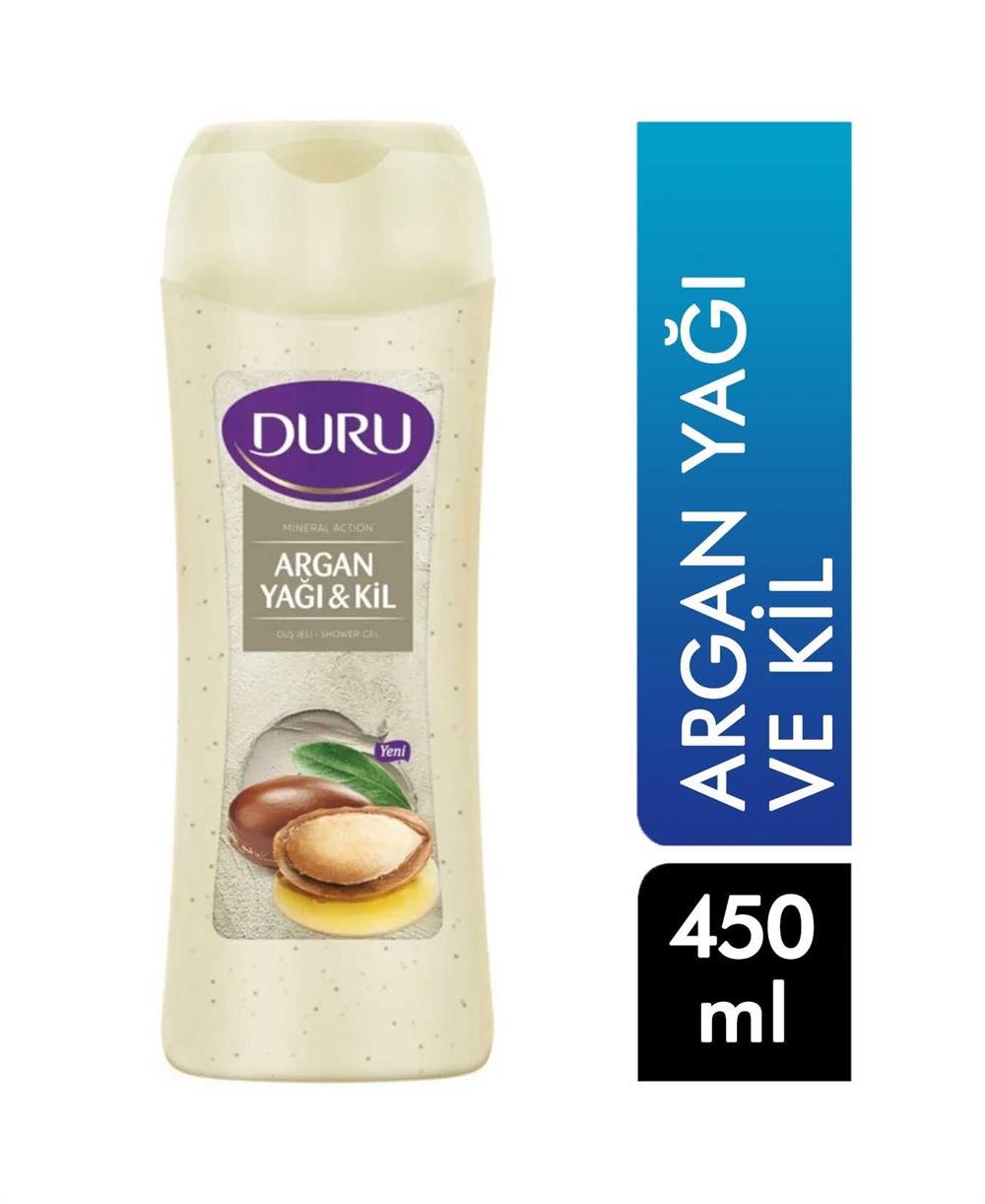 Duru Duş Jeli 450 ml Argan Yağı & Kil , Duru , Duru , 8690506494322 ,