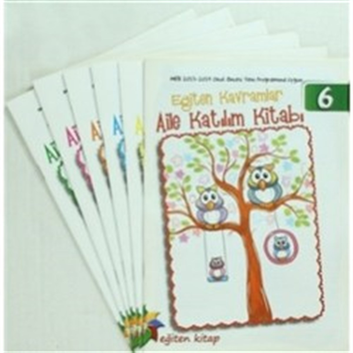Eğiten Kavramlar 4+ Yaş - (6 Kitap Takım)