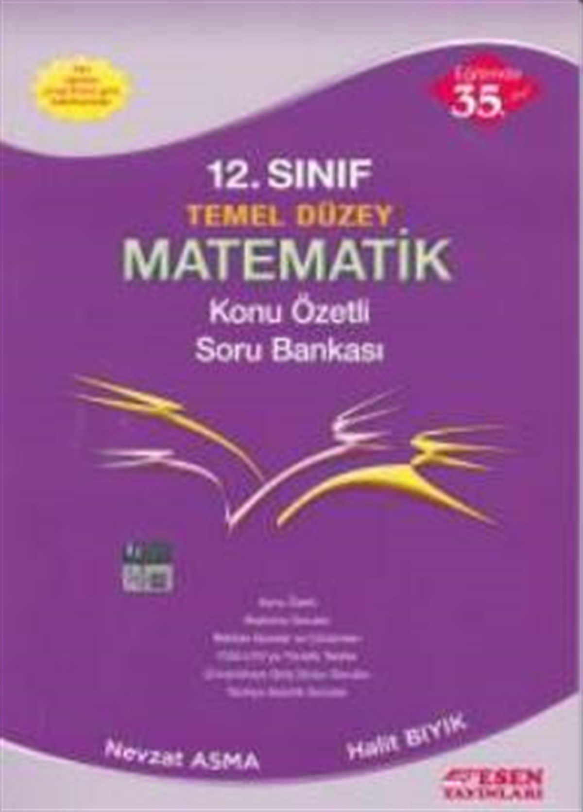 Esen 12.Sınıf Temel Düzey Matematik Konu Özetli Soru Bankası