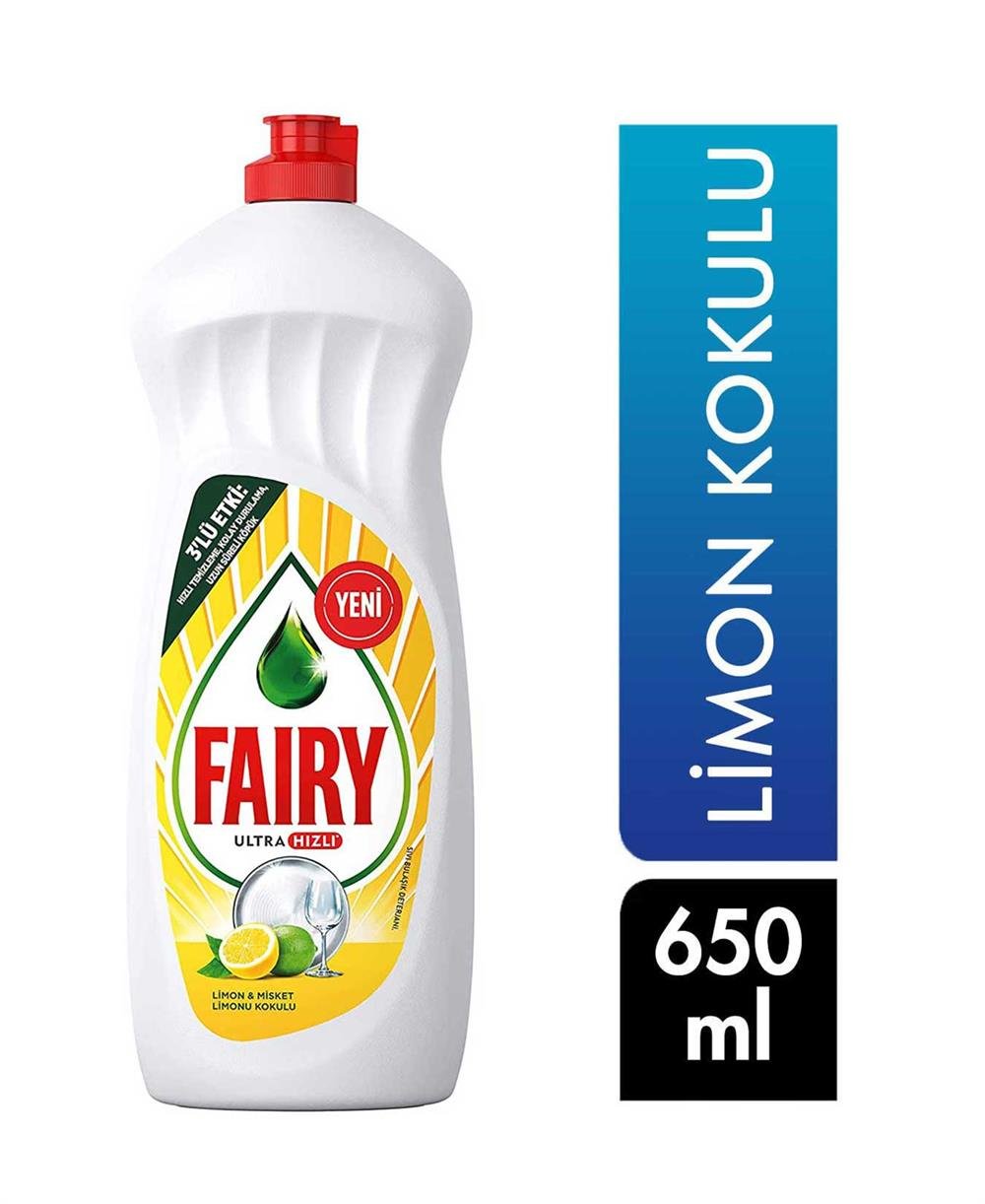 Fairy Sıvı Bulaşık Deterjanı 650 ml Limon , Fairy , P&G , 5413149798854 ,