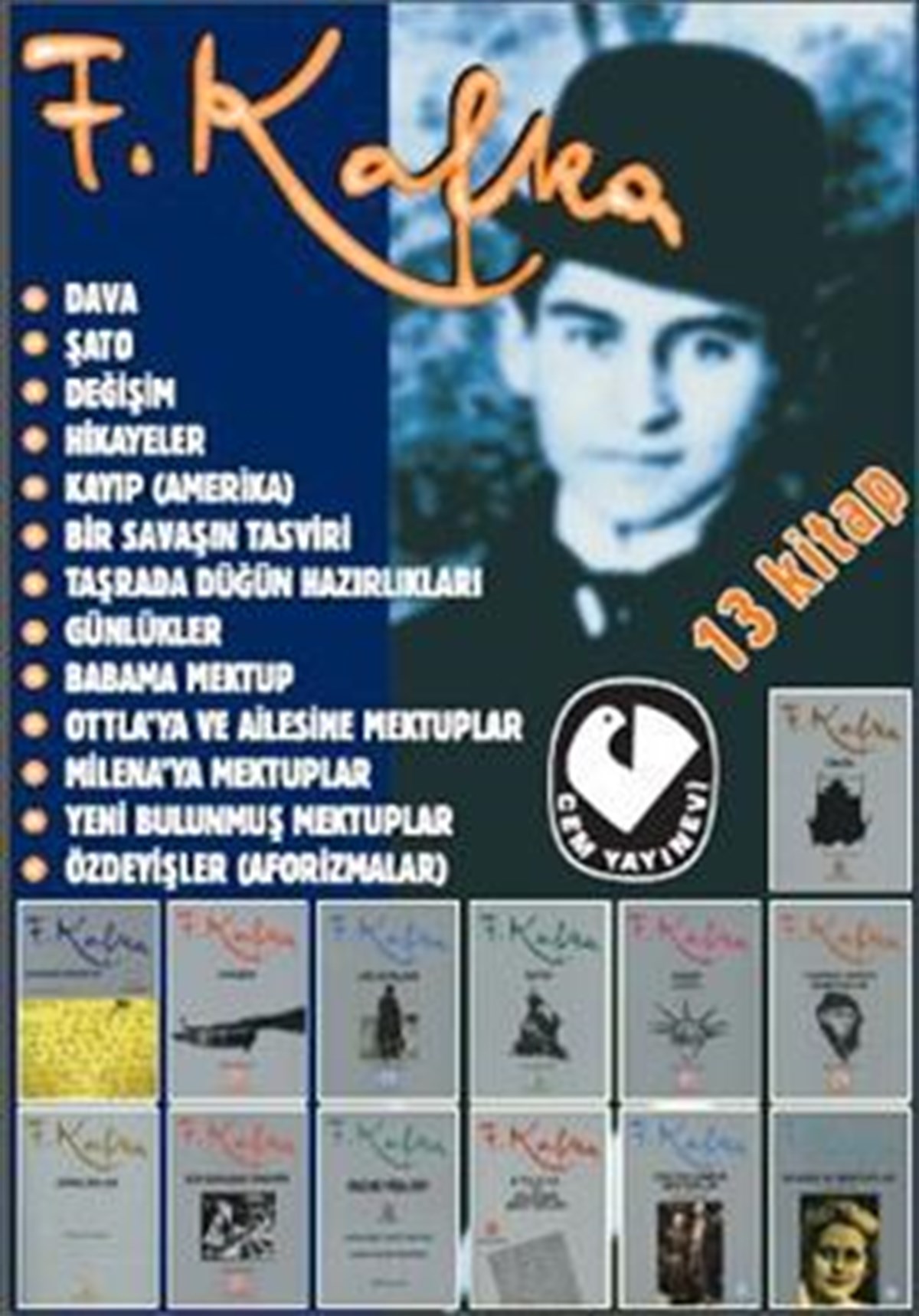 Franz Kafka Bütün Eserleri (13 Kitap Takım)