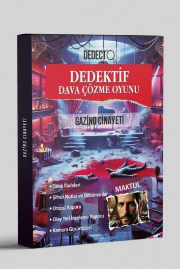 Gazino Cinayeti - Dedektif Oyunu , Kolektif , Dedecto , 2433219998482 ,