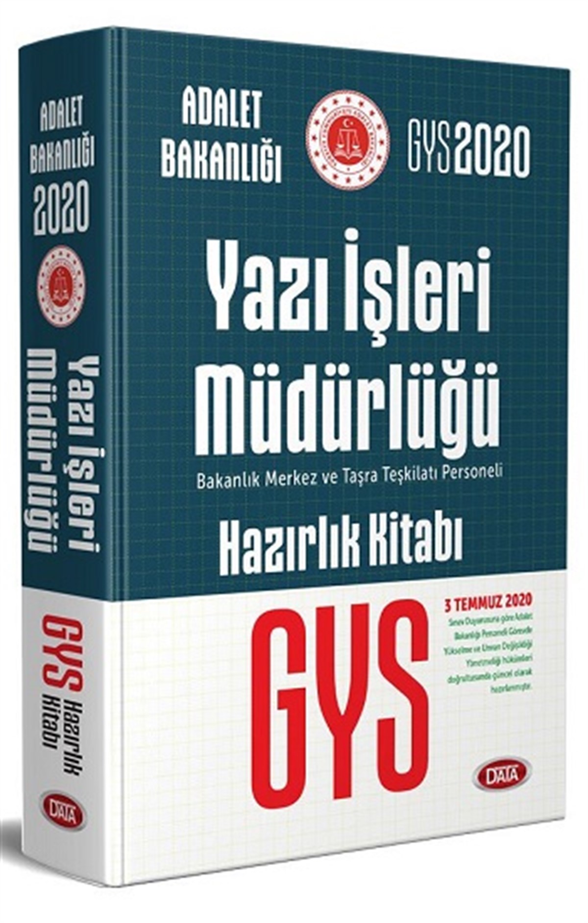 GYS Adalet Bakanlığı Yazı İşleri Müdürlüğü Hazırlık Kitabı
