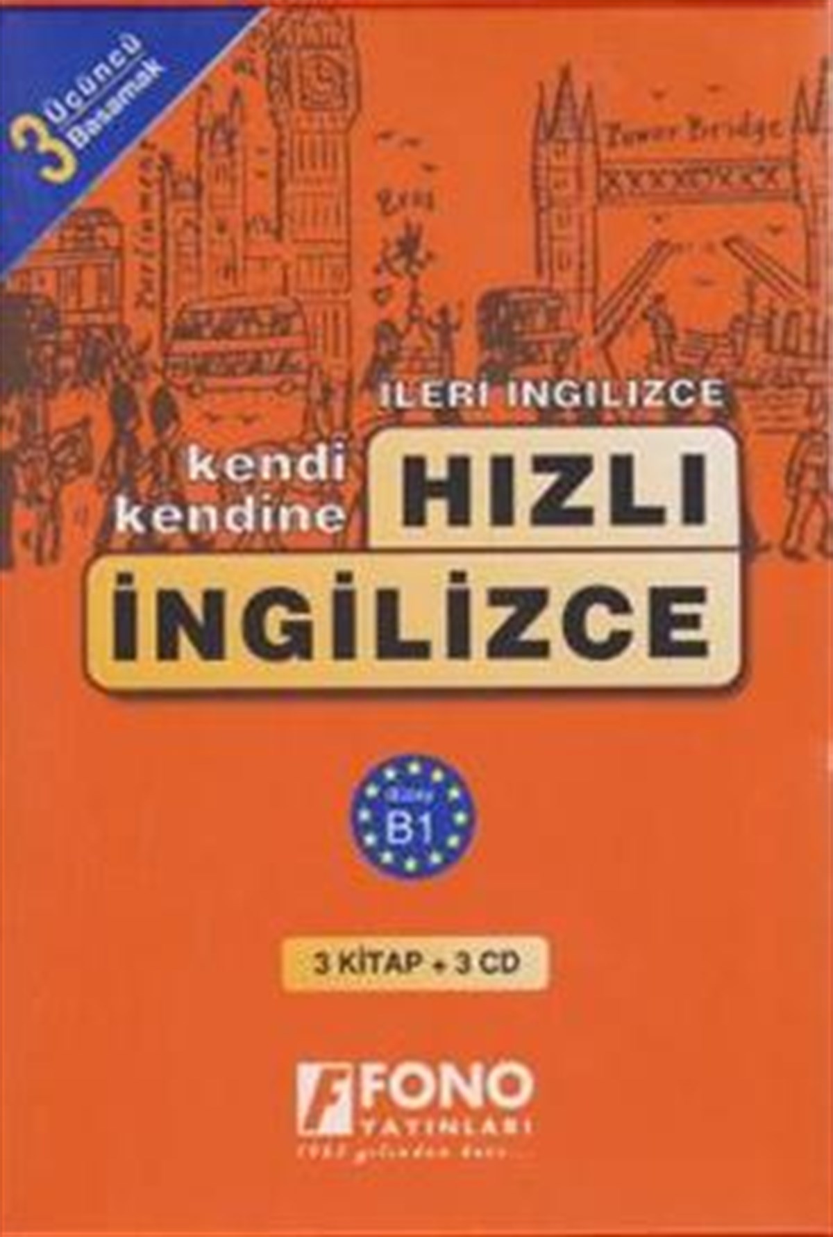 Hızlı İngilizce 3. Basamak (3 kitap + 3 CD)