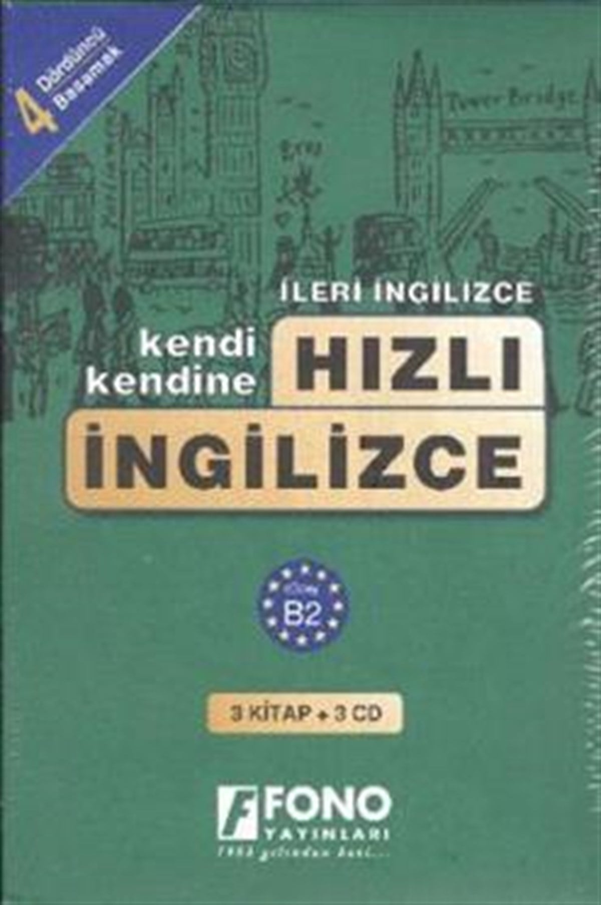 Hızlı İngilizce 4. Basamak (2 kitap + 2 CD)