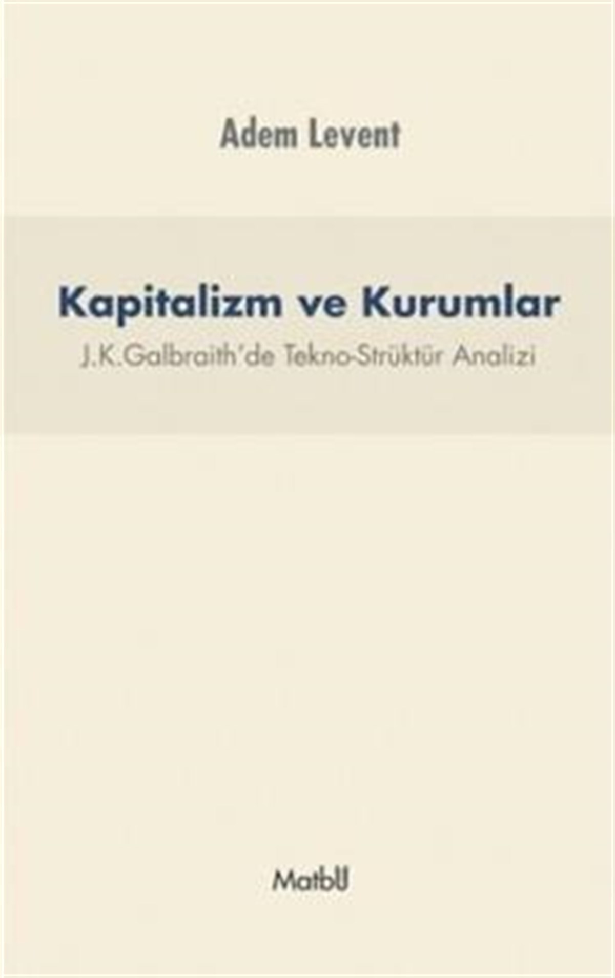 Kapitalizm ve Kurumlar