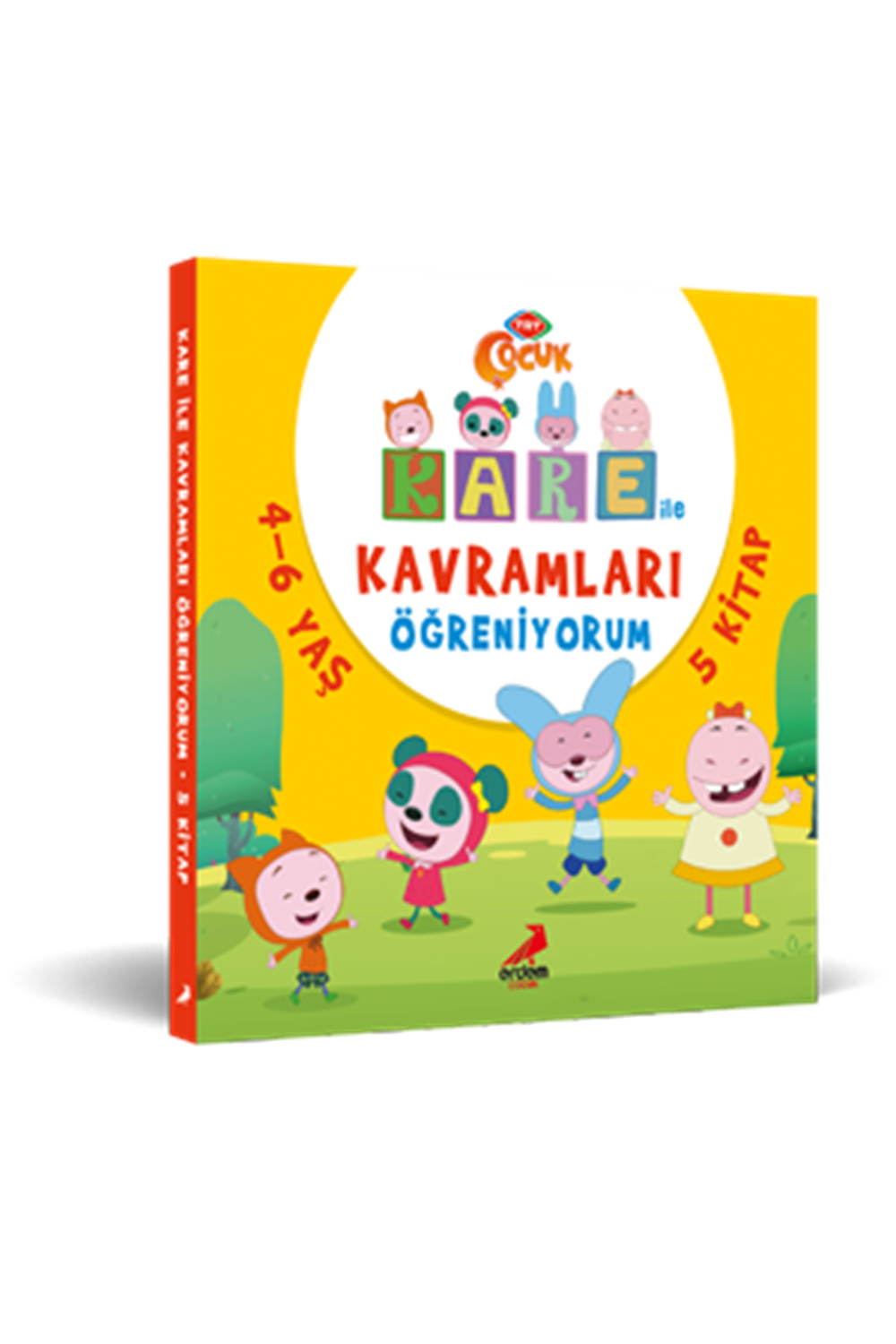 Kare ile Kavramları Öğreniyorum 5 Kitap Set