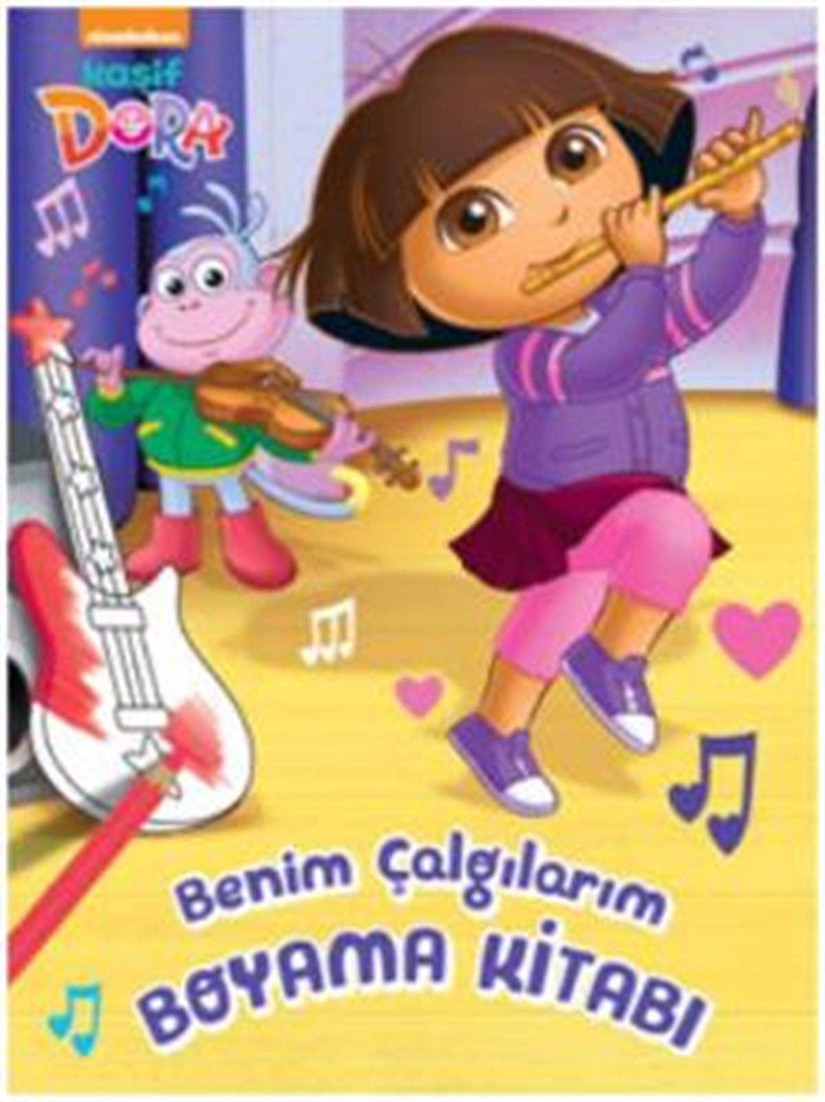 Kaşifdora Benim Çalgılarım Boyama Kitabı