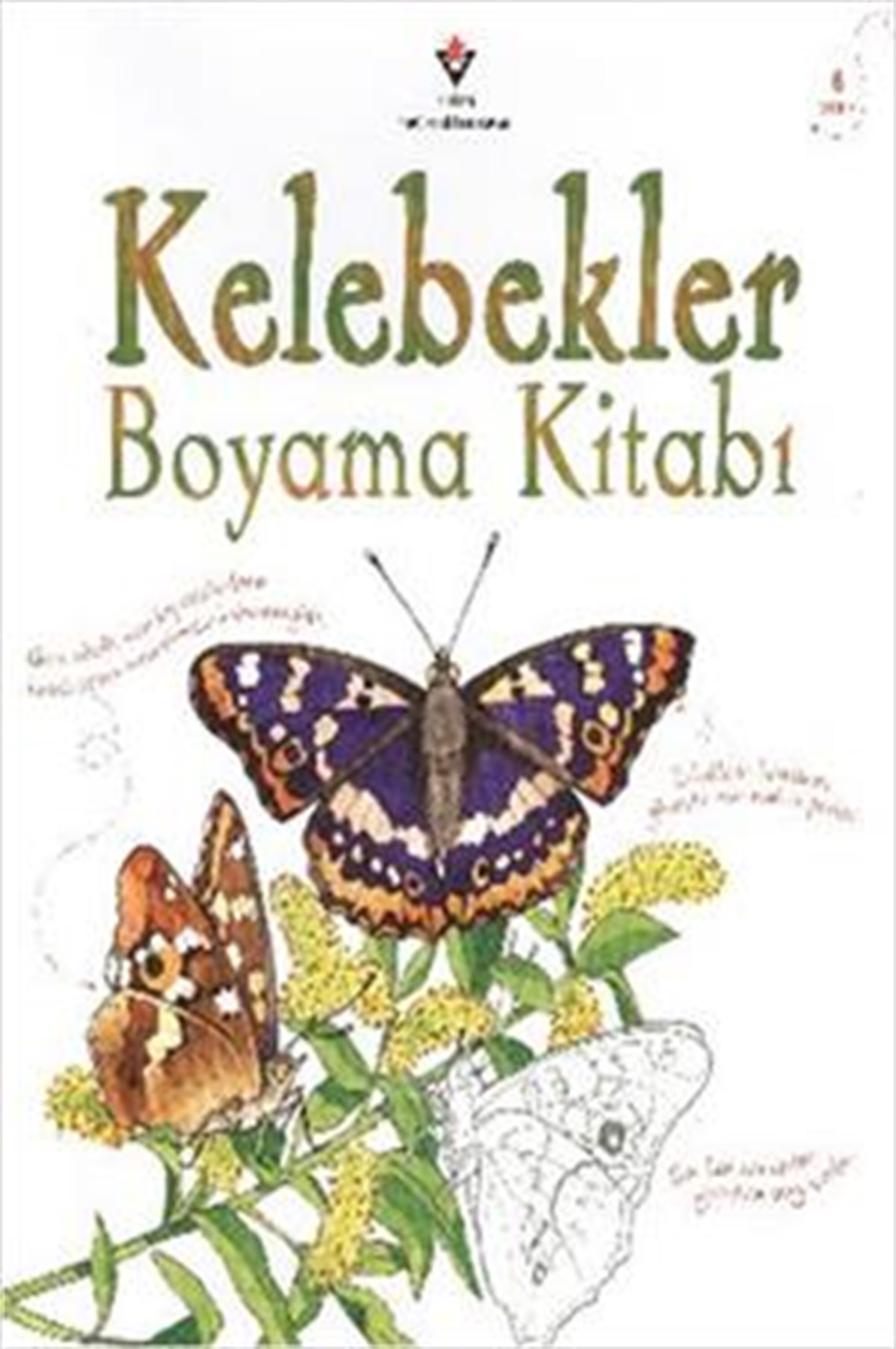 Kelebekler - Boyama Kitabı