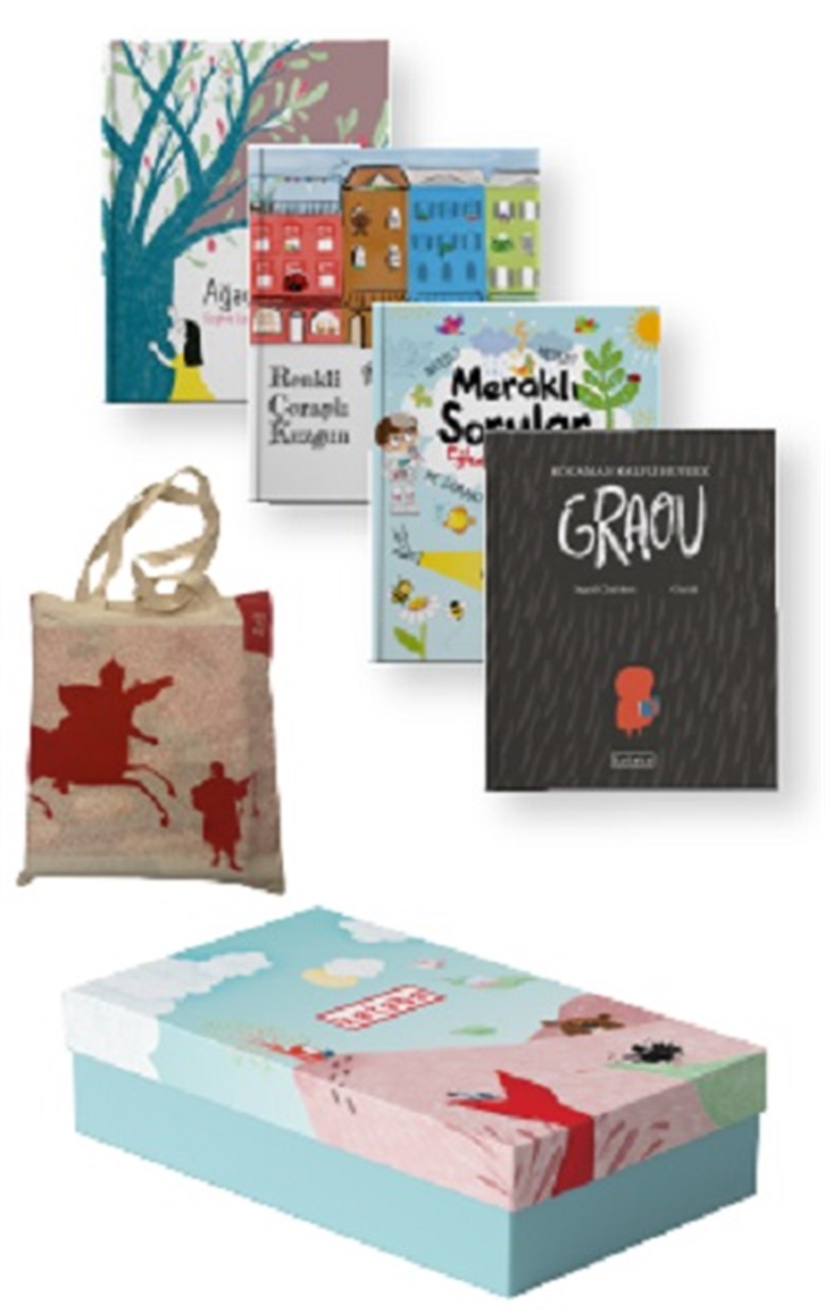 Ketebe Çocuk Set(Kutu ve Çanta Hediyeli)