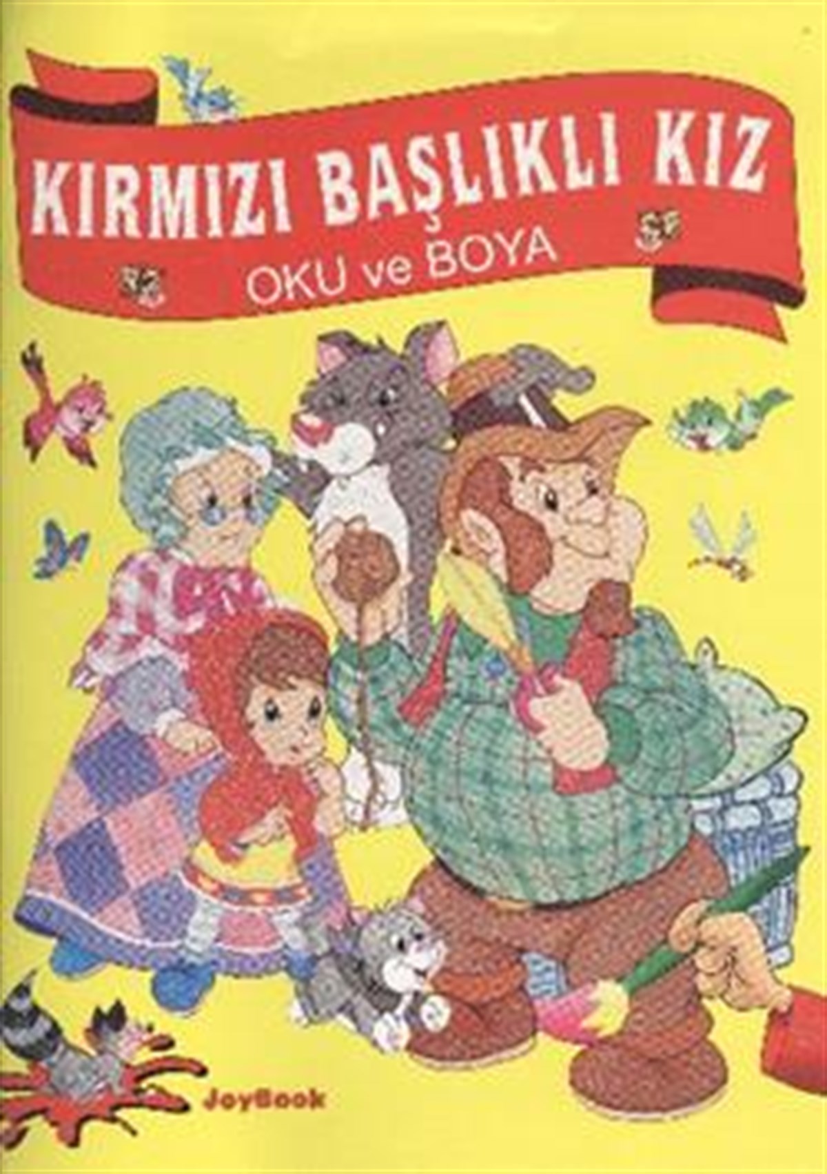 Kırmızı Başlıklı Kız - Oku ve Boya
