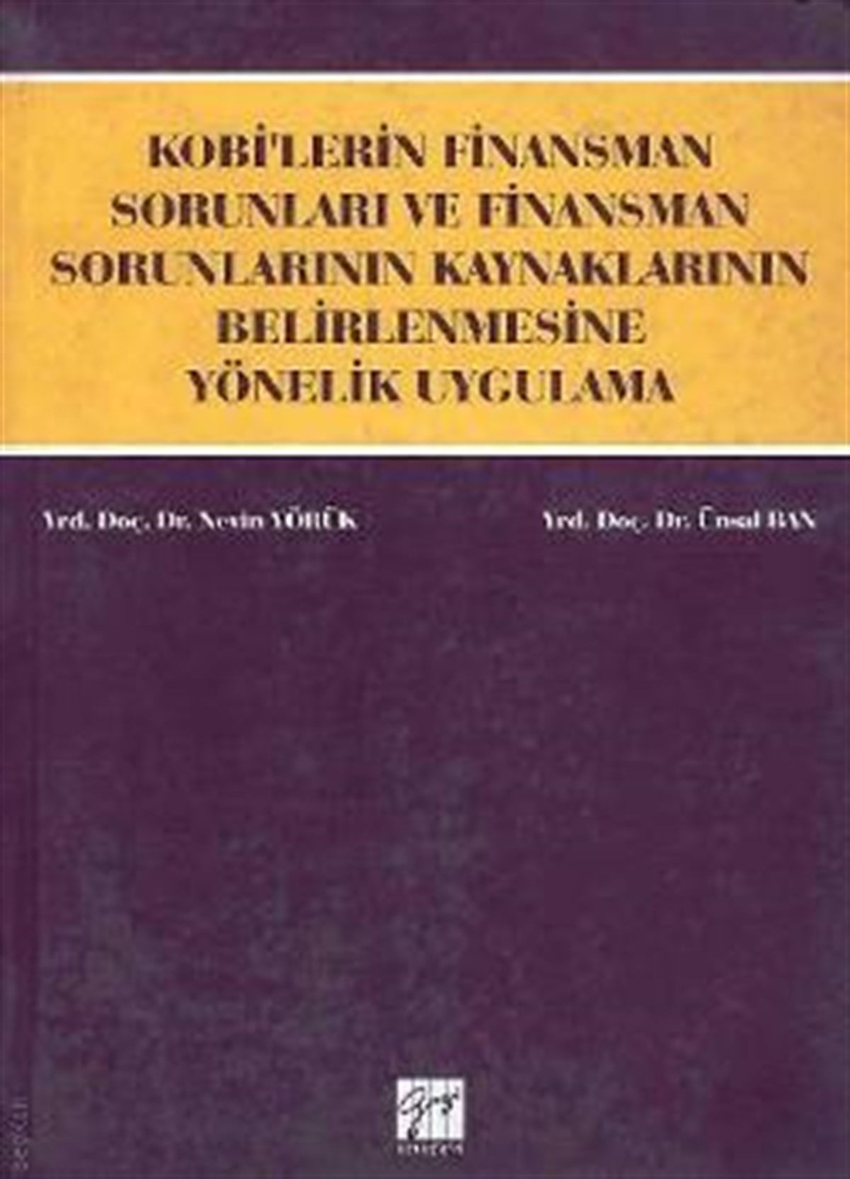 KOBİ’lerin Finansman Sorunları ve Finansman Sorunlarının Kaynaklarının Belirlenmesine Yönelik Uygulama