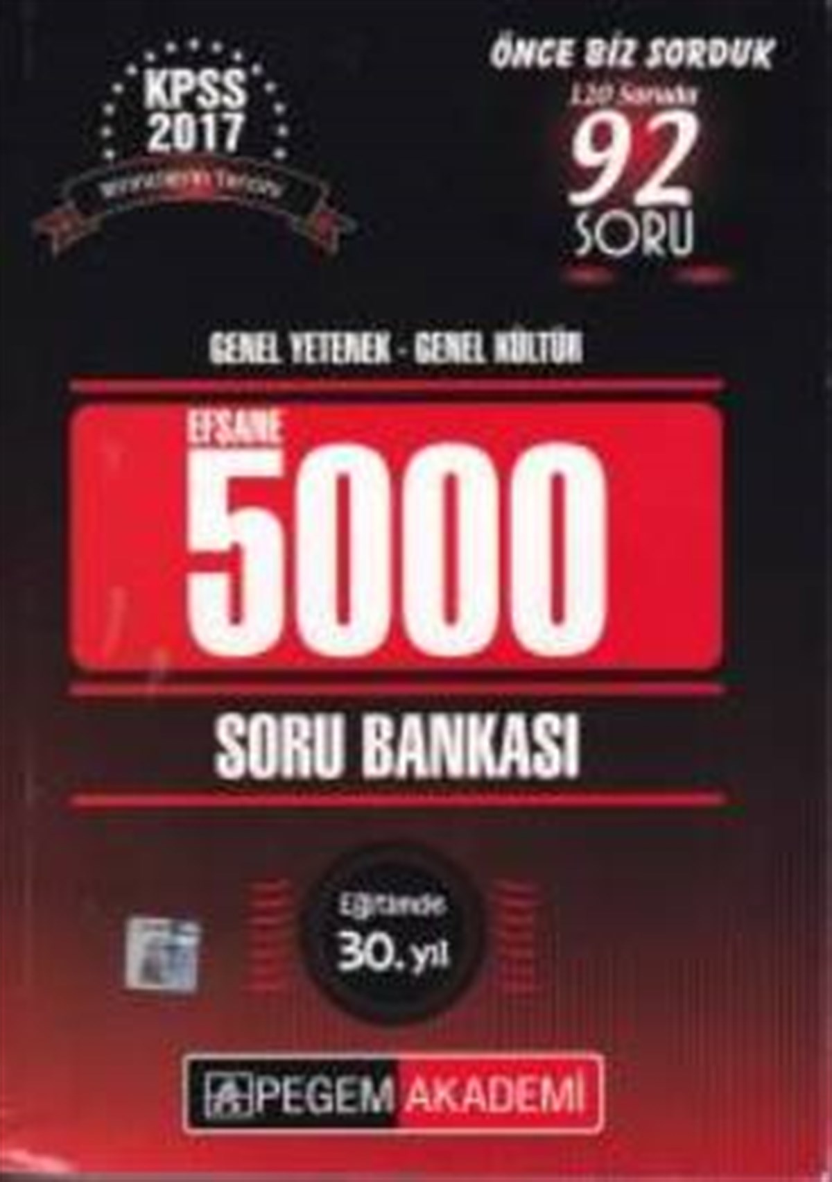 KPSS Efsane 5000 Genel Yetenek Genel Kültür Soru Bankası