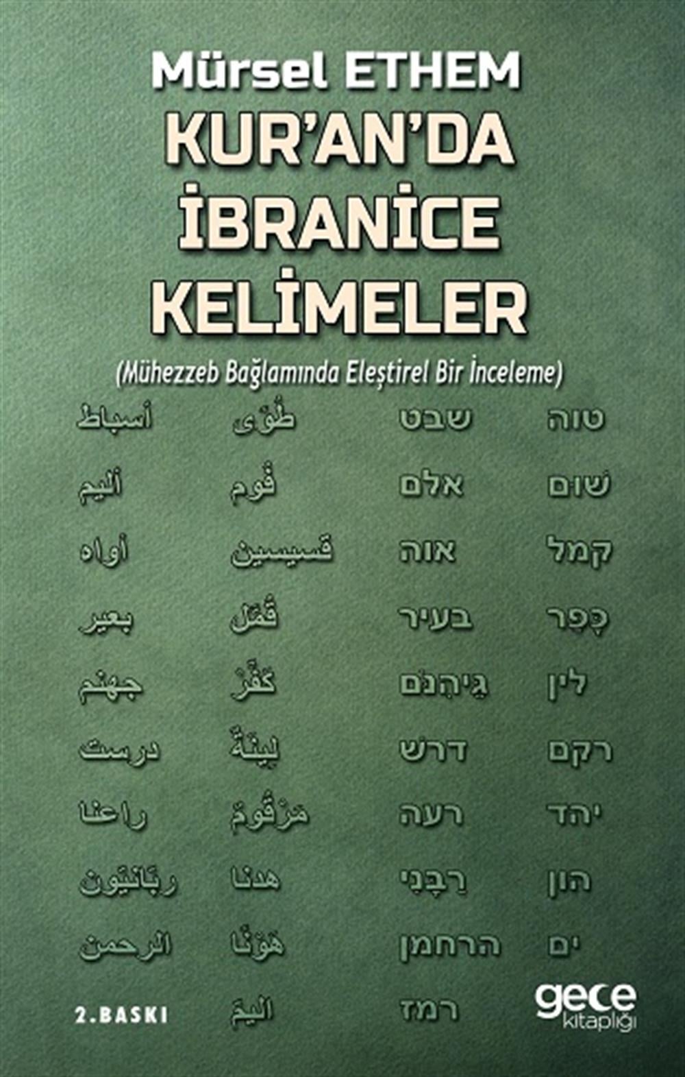 Kur’an’da İbranice Kelimeler