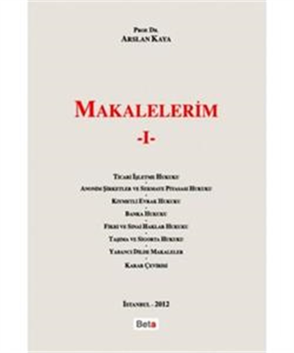 Makalelerim 1