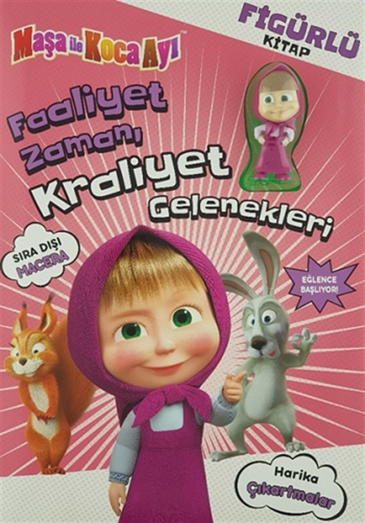 Maşa ile Koca Ayı Faaliyet Zamanı Figürlü Kitap