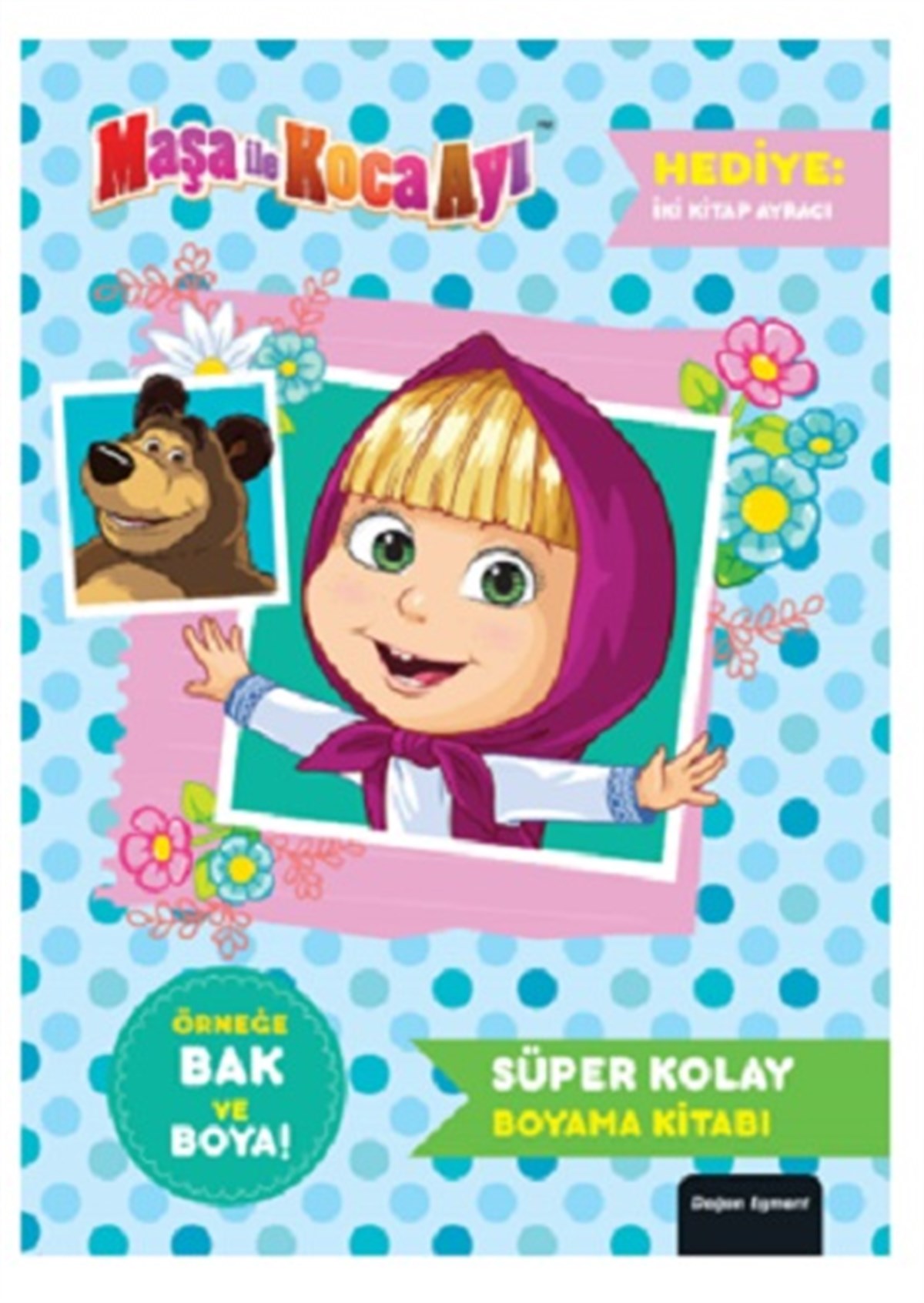 Maşa İle Koca Ayı Süper Kolay Boyama Kitabı