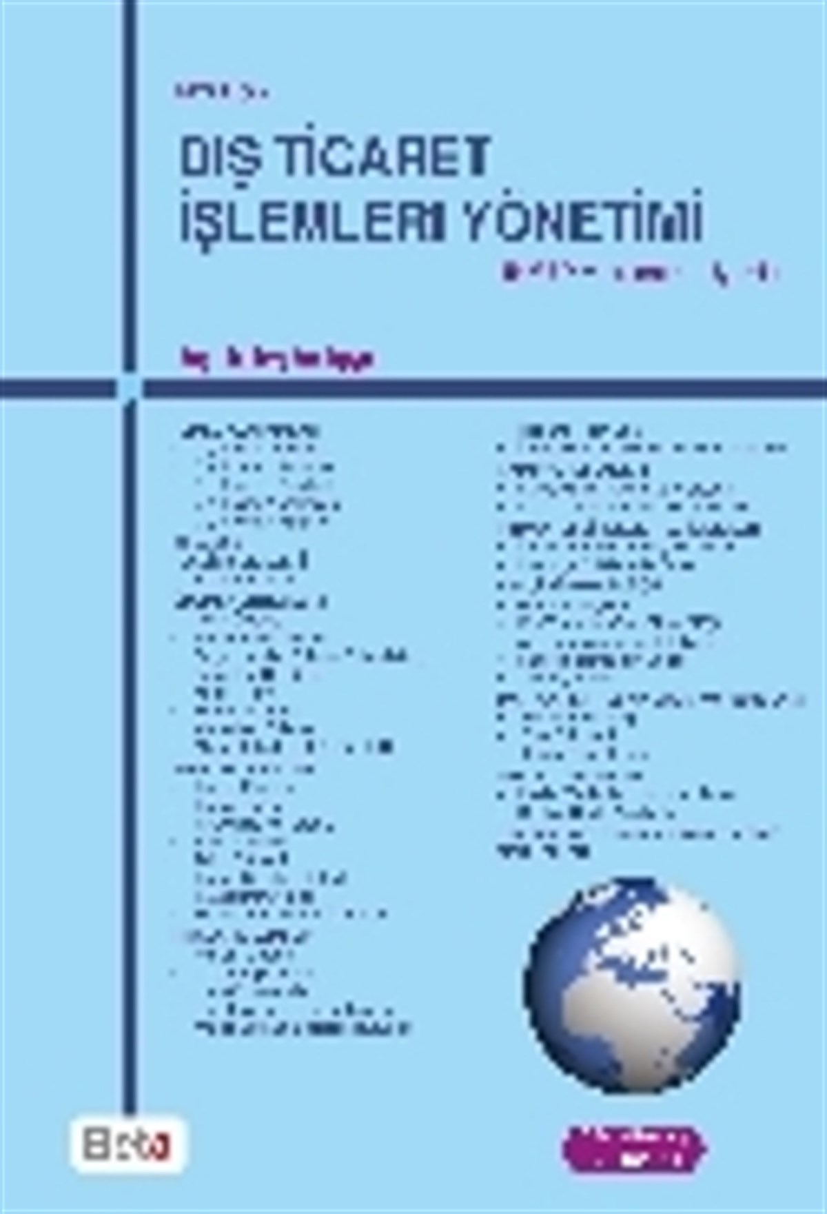Meslek Yüksek Okulları için Dış Ticaret İşlemleri Yönetimi