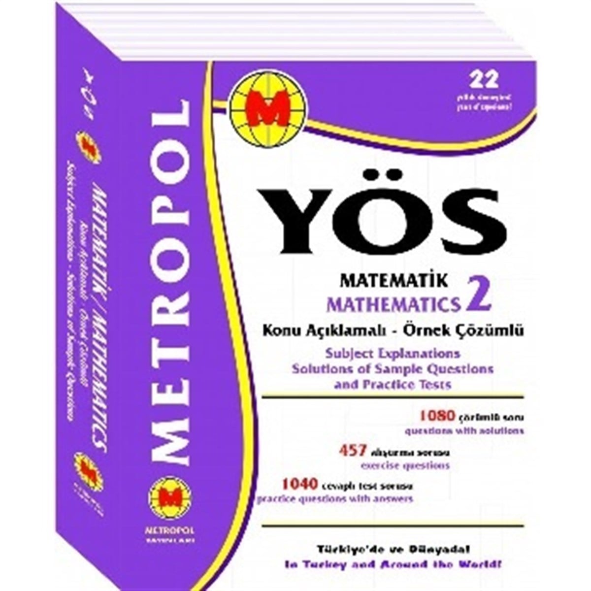 Metropol Yayınları YÖS Matematik 2 (Konu Anlatımlı - Örnek Çözümlü)
