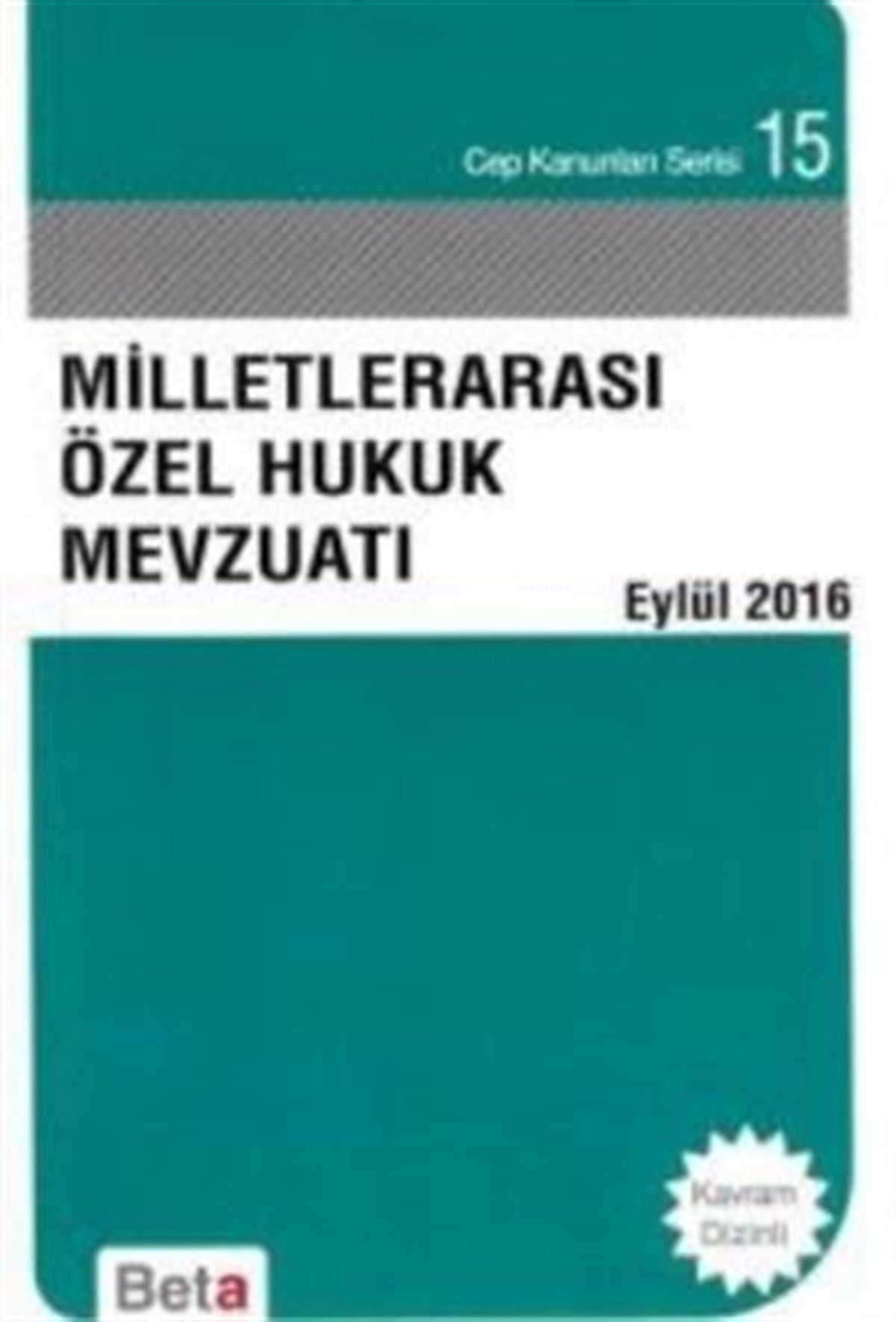 Milletlerarası Özel Hukuk Mevzuatı