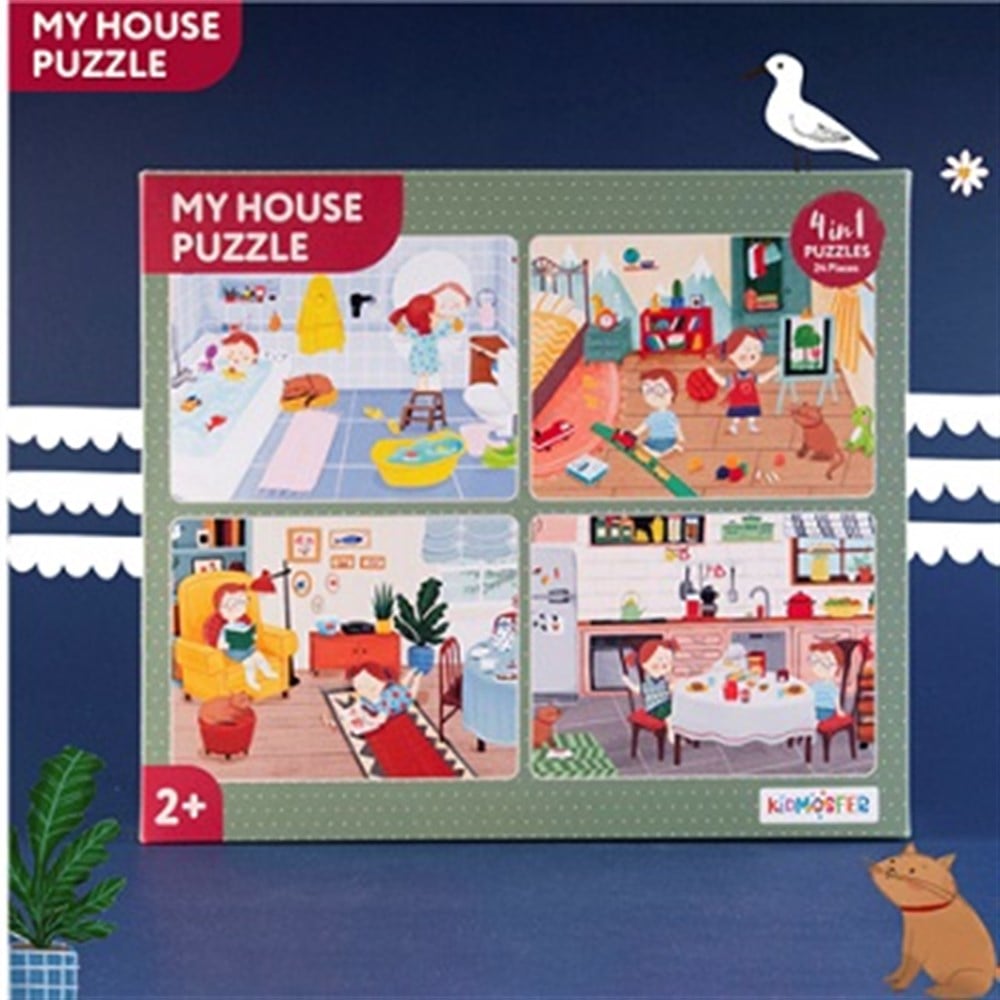 My House / Evin Bölümleri 4'ü 1 Aradada Puzzle