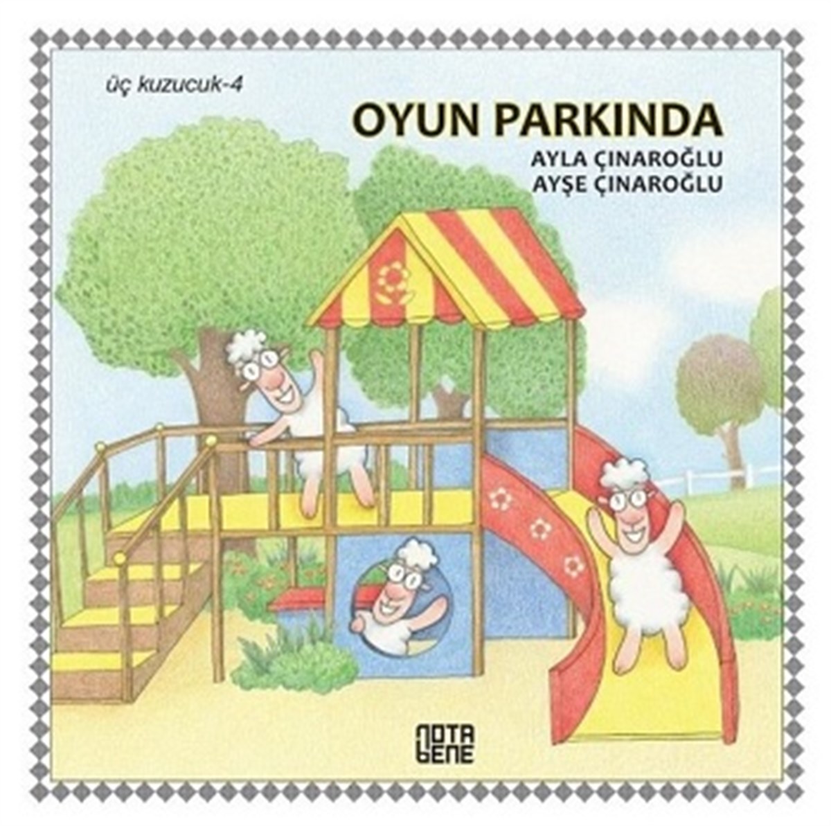 Oyun Parkında - Üç Kuzucuk 4 (Ciltli)
