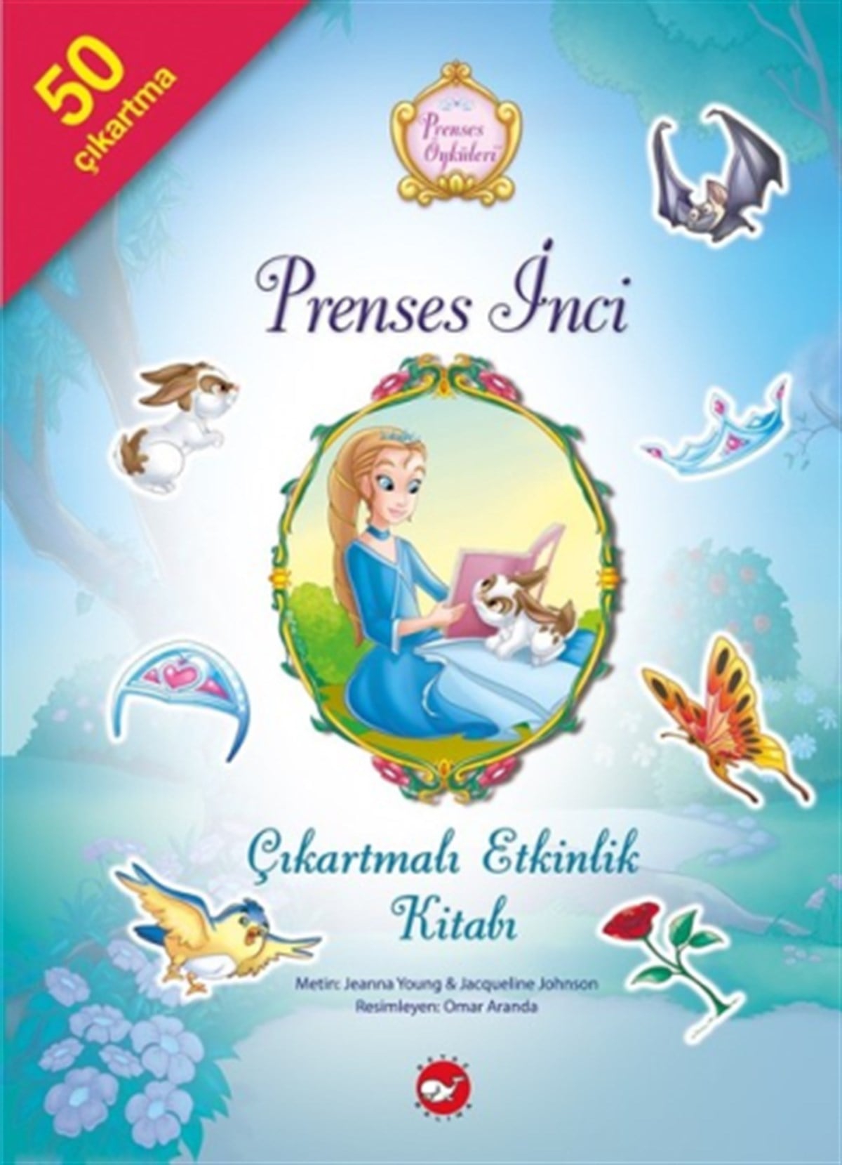 Prenses İnci Çıkartmalı Etkinlik Kitabı - Prenses Öyküleri