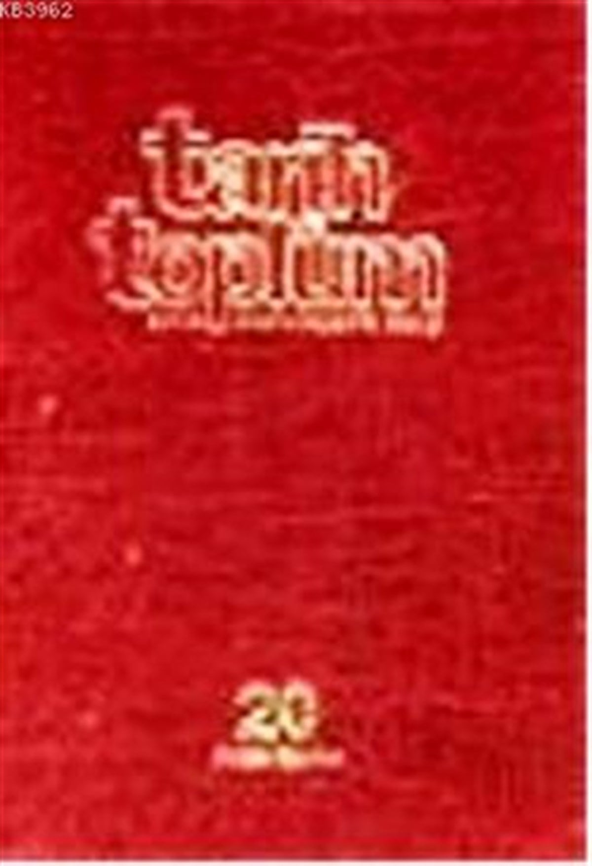 Tarih ve Toplum Cilt 20