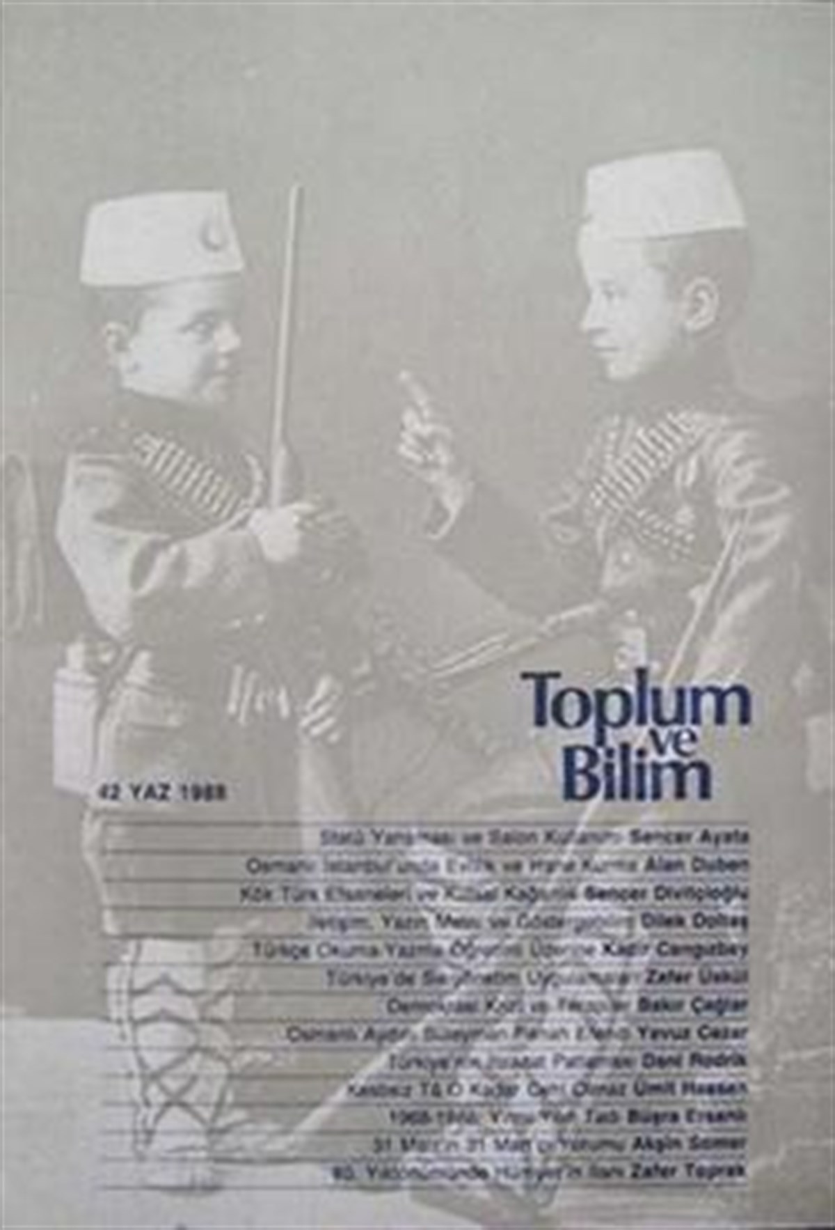 Toplum ve Bilim Sayı : 042
