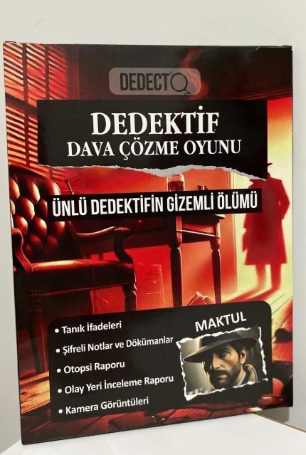 Ünlü Dedektifin Gizemli Ölümü - Dedektif Oyunu , Kolektif , Dedecto , 2433219998512 ,