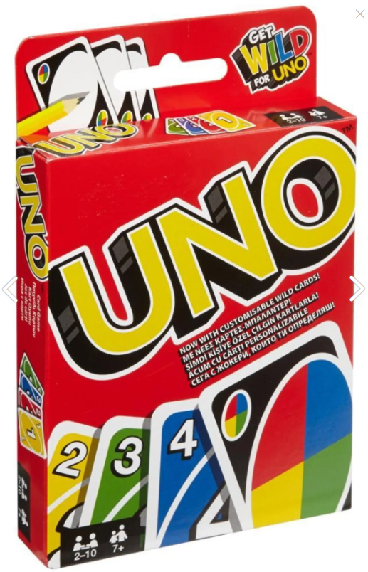 UNO Mattel W2087 Kartlar - Renk Ve Sayı Eşleştirmeli Klasik Kart Oyunu , Uno , Uno , 2433215899011 ,