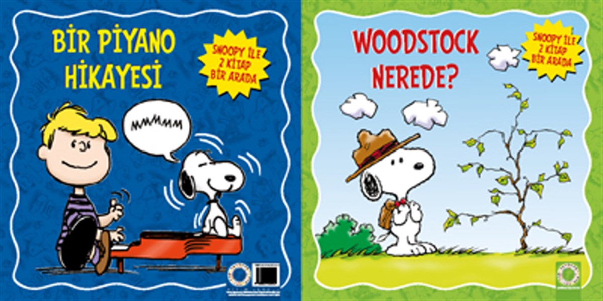 Woodstock Nerede & Bir Piyano Hikayesi (Snoopy ile 2 Kitap Bir Arada)