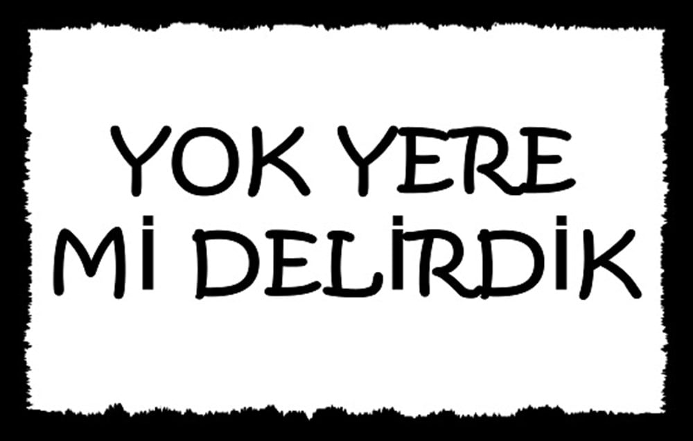 YOK YERE - POSTER