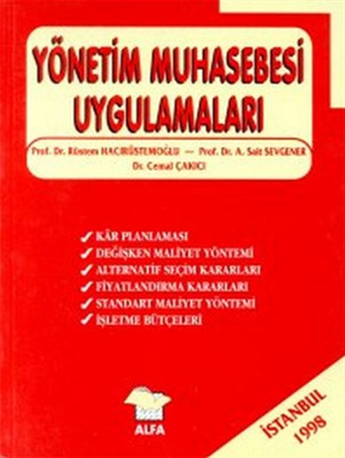 Yönetim Muhasebesi Uygulamaları