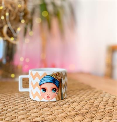  Meisjeparel Çay Fincanı , Kıvırcık Senyorita , Kıvırcık Senyorita , 2433215374044 ,