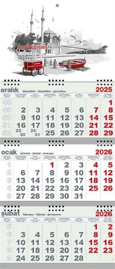 2026 Gemici Takvim - Ortaköy
