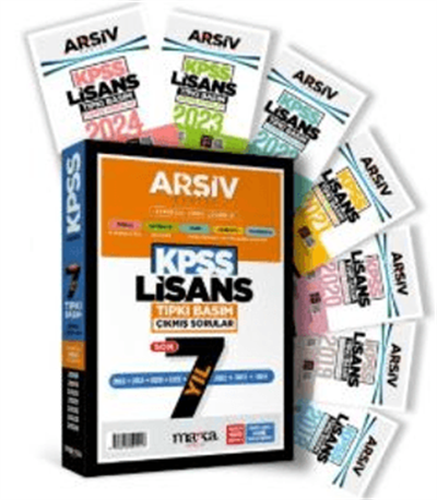 KPSS Lisans Son 7 Yıl Arşiv Serisi Tıpkı Basım Fasikül Fasikül Çıkmış Sorular