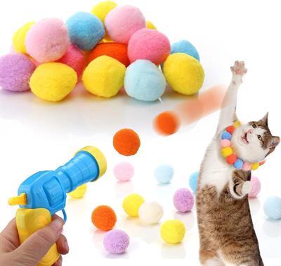 Busstier İnteraktif Kedi Oyun Tabancası - Peluş Toplarla Eğlenceli Oyun Zamanı, Ekstra Peluş Toplar , Busstier Store , Busstier Store , 2433219928199 ,