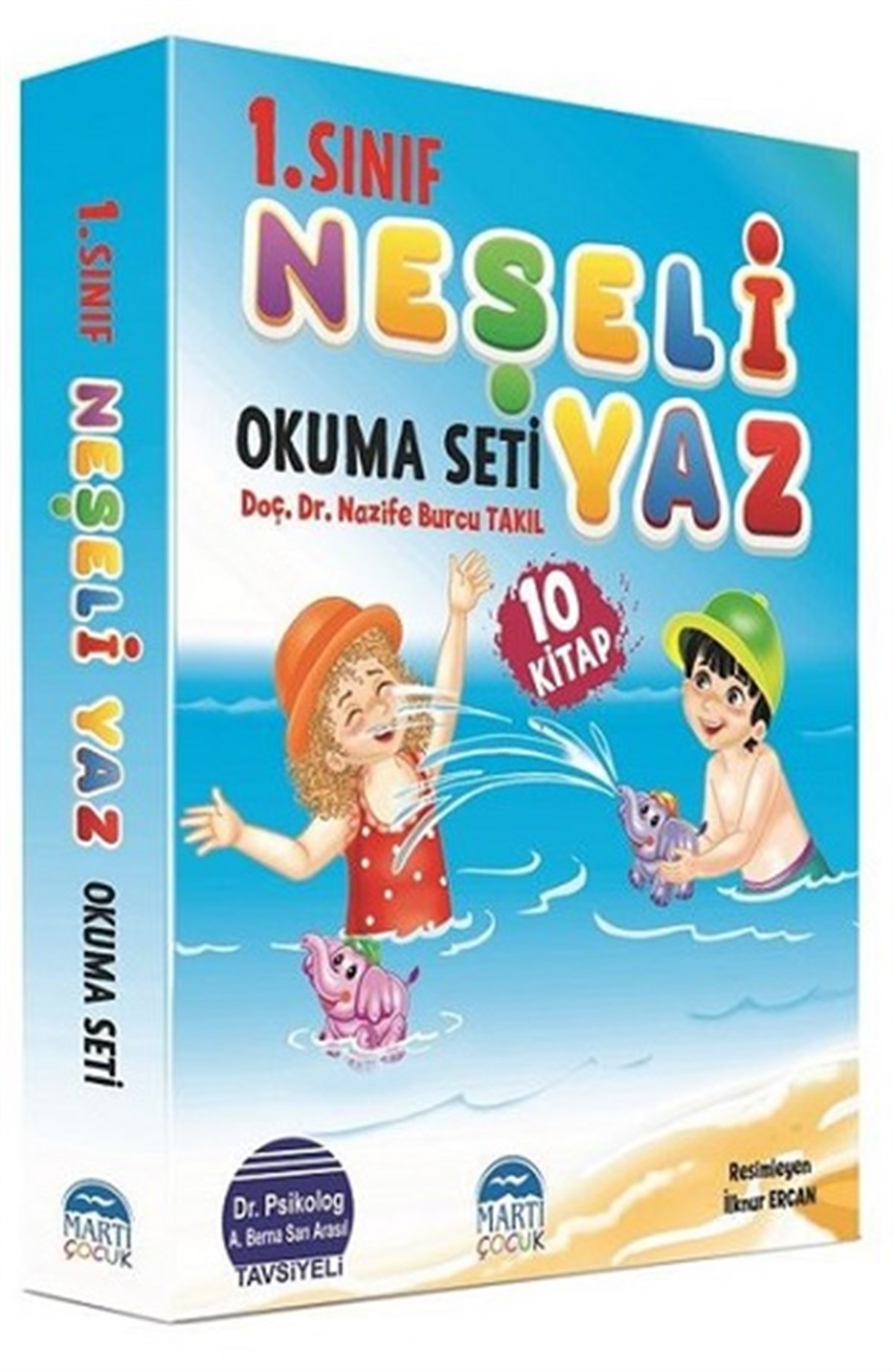 1. Sınıf Neşeli Yaz Okuma Seti (10 Kitap Takım)