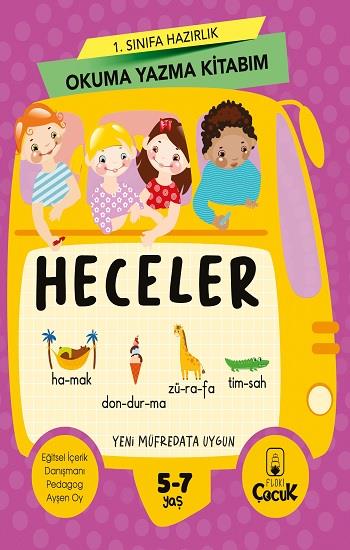 1. Sınıfa Hazırlık Okuma Yazma Kitabım Heceler