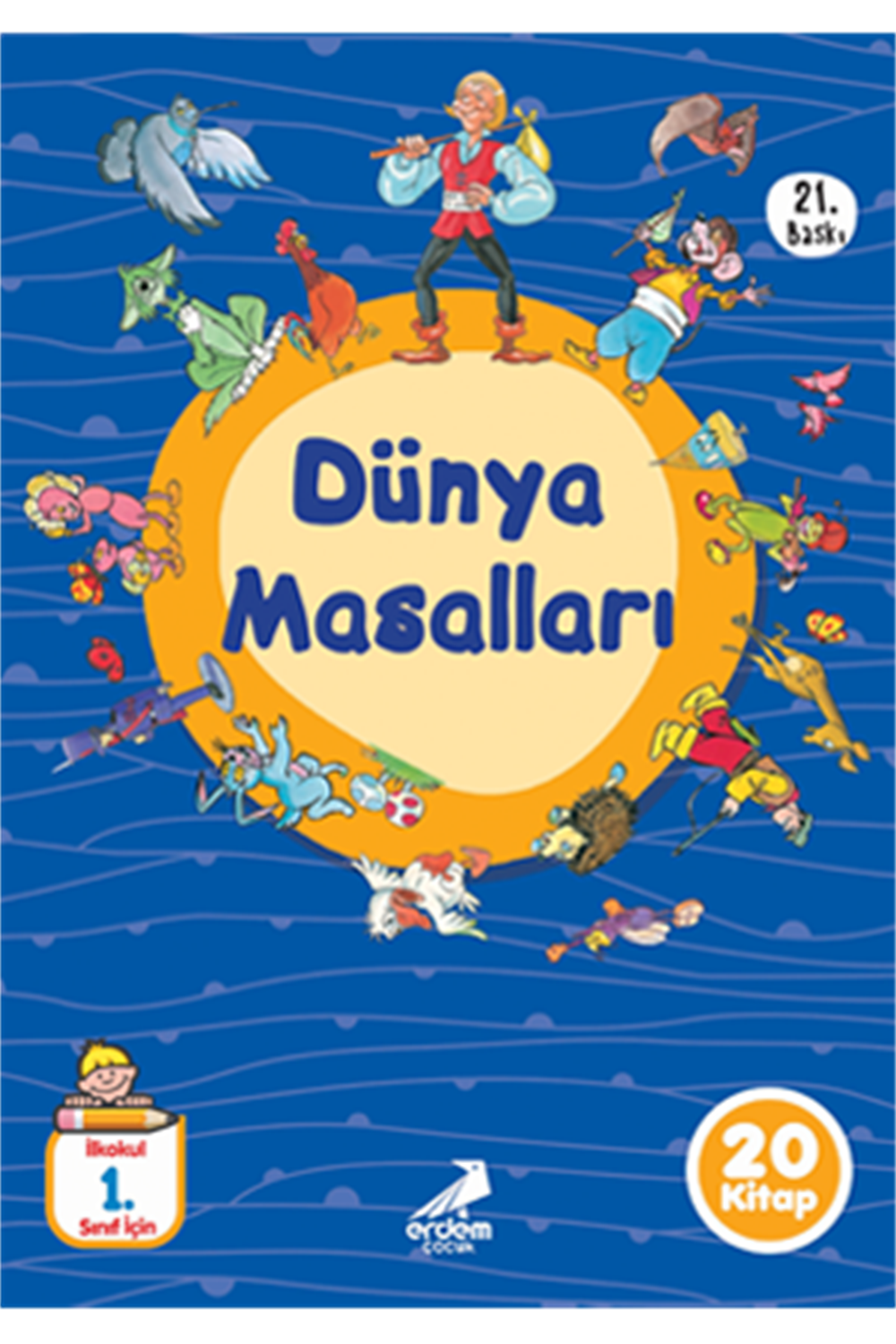 1. Sınıflar İçin Dünya Masalları Dizisi - 20 kitap