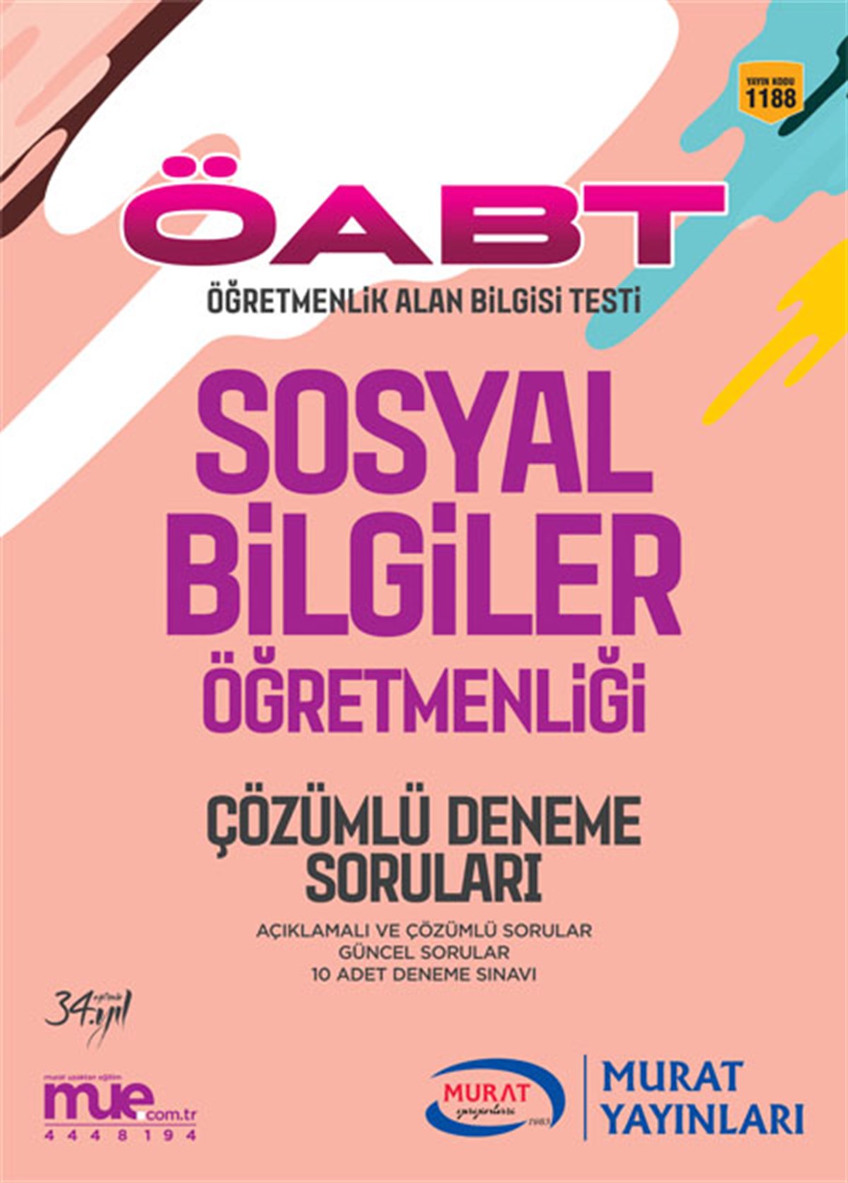 1188 - Çözümlü Deneme Soruları ÖABT Sosyal Bilgiler Öğretmenliği