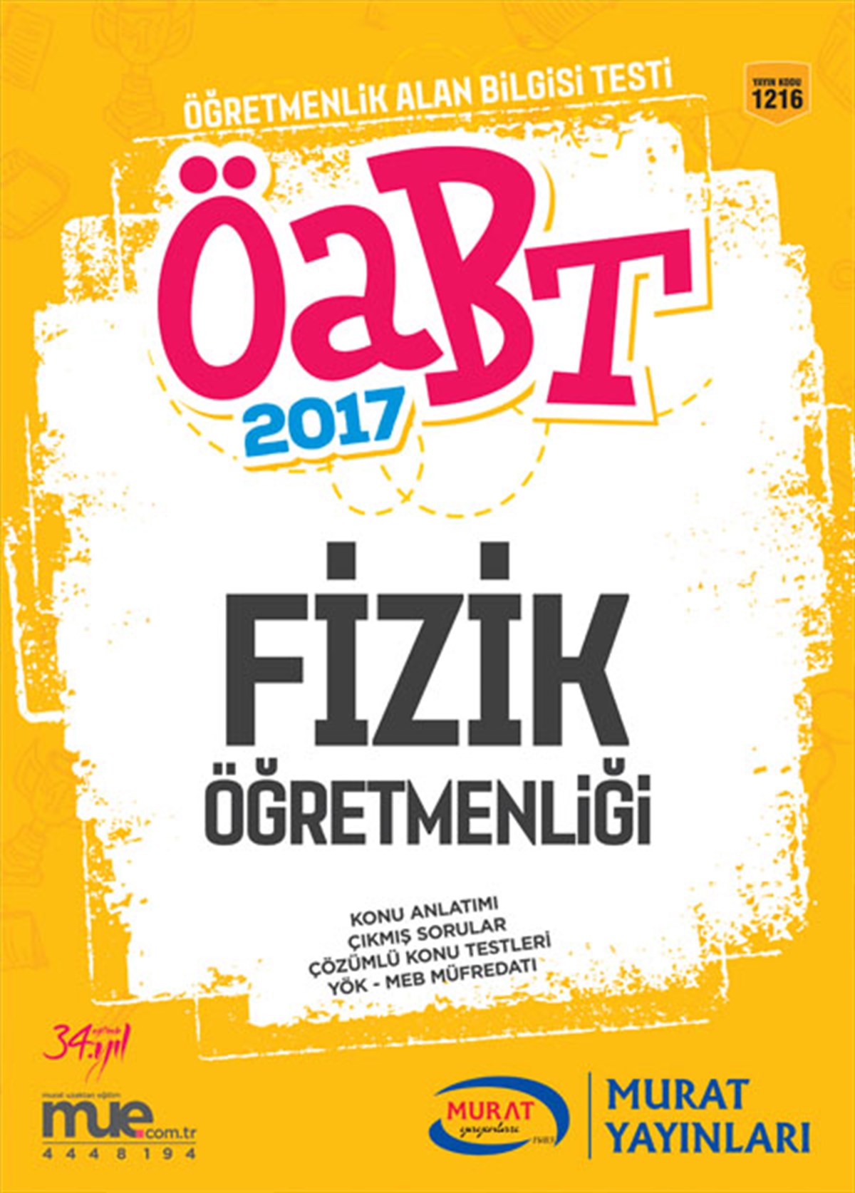 1216 - ÖABT Fizik Öğretmenliği