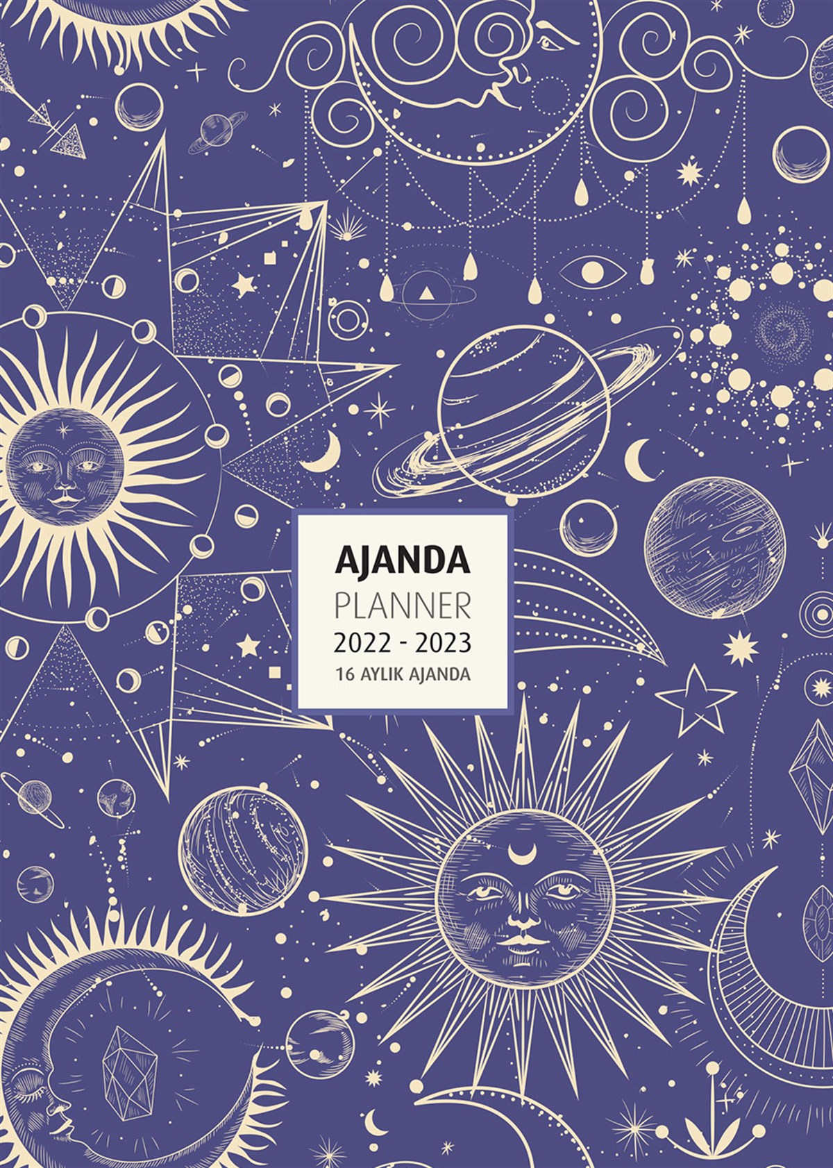 2022 - 2023 16 AYLIK AJANDA ICON